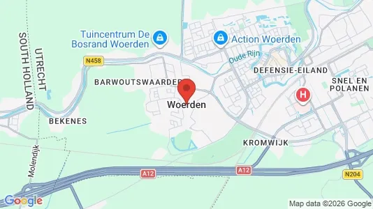 Rooms for rent i Woerden - kort over placeringen
