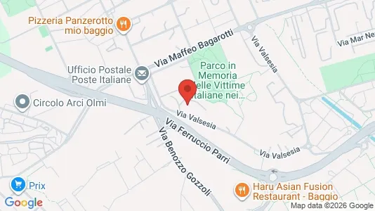 Apartments for rent i Milano Zona 7 - Baggio, De Angeli, San Siro - kort over placeringen