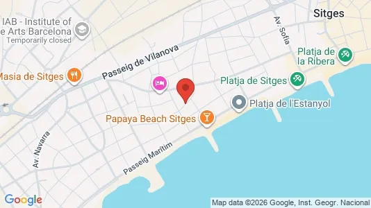 Apartments for rent i Sant Pere de Ribes - kort over placeringen