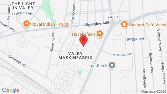 Apartments for rent i Valby - kort over placeringen