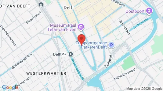 Apartments for rent i Delft - kort over placeringen
