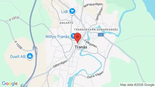 Apartments for rent i Tranås - kort over placeringen