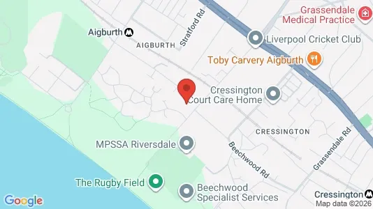 Apartments for rent i Liverpool - Merseyside - kort over placeringen