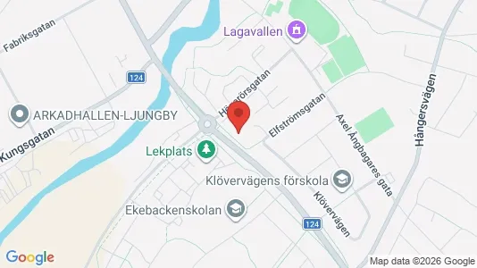Apartments for rent i Ljungby - kort over placeringen