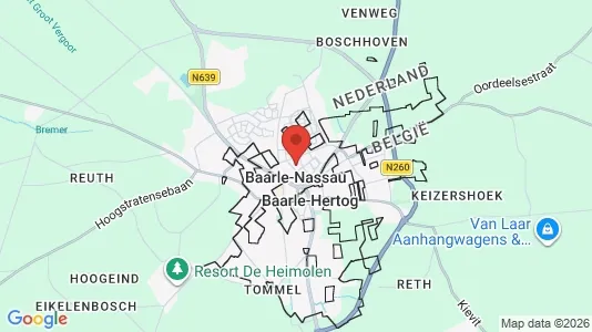 Houses for rent i Baarle-Nassau - kort over placeringen