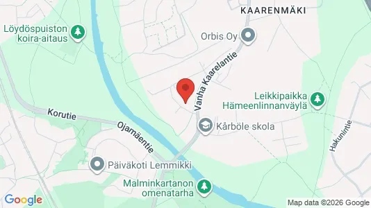 Apartments for rent i Vantaa - kort over placeringen