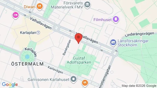 Apartments for rent i Gärdet/Djurgården - kort over placeringen