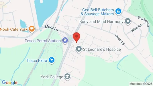 Apartments for rent i York - North Yorkshire - kort over placeringen