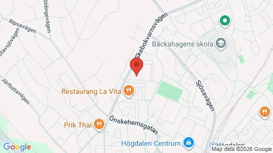 Apartments for rent i Stockholm South - kort over placeringen