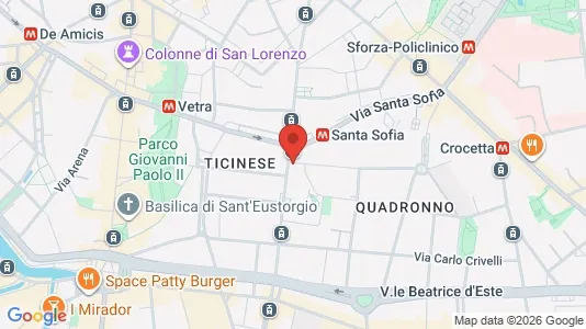 Apartments for rent i Milano Zona 1 - Centro storico - kort over placeringen