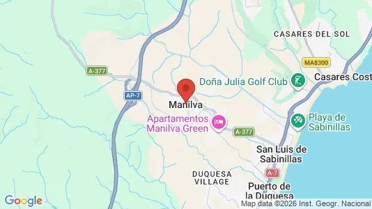 Apartments for rent i Manilva - kort over placeringen