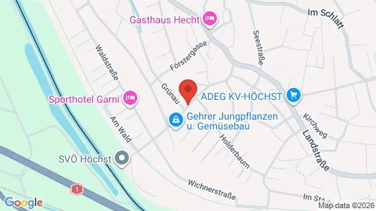 Apartments for rent i Fußach - kort over placeringen