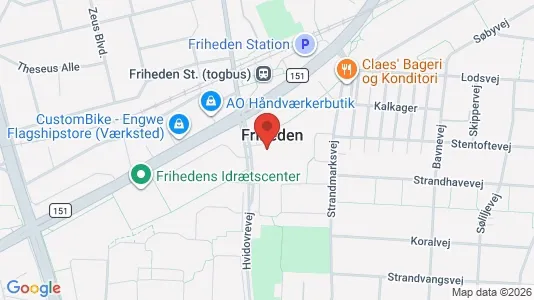 Apartments for rent i Hvidovre - kort over placeringen