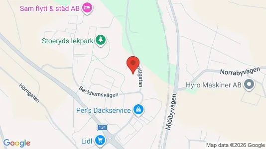 Apartments for rent i Tranås - kort over placeringen