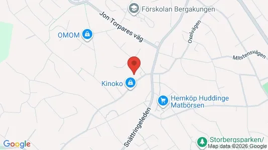 Houses for rent i Huddinge - kort over placeringen