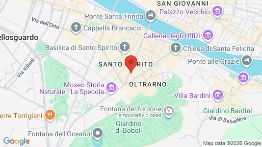 Apartments for rent i Florence - kort over placeringen