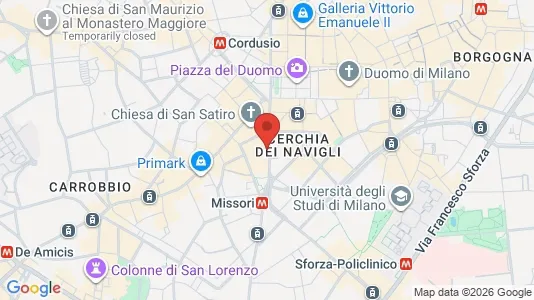 Apartments for rent i Milano Zona 1 - Centro storico - kort over placeringen