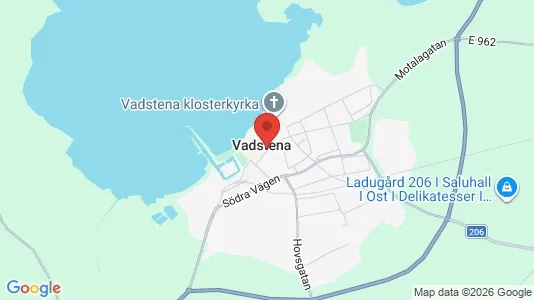 Apartments for rent i Vadstena - kort over placeringen