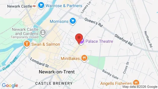 Apartments for rent i Newark - Nottinghamshire - kort over placeringen
