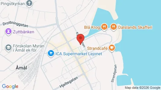 Apartments for rent i Åmål - kort over placeringen