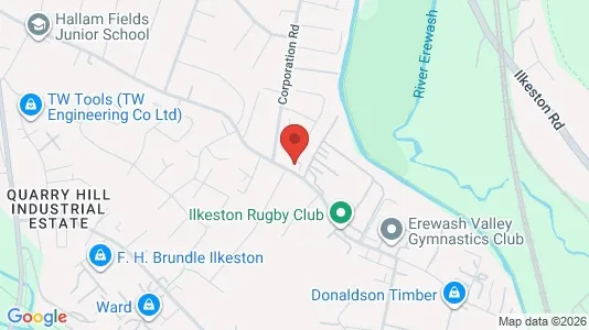 Apartments for rent i Ilkeston - Derbyshire - kort over placeringen