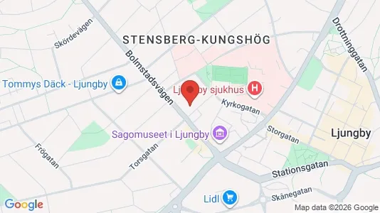 Apartments for rent i Ljungby - kort over placeringen