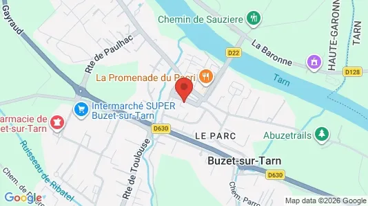 Apartments for rent i Toulouse - kort over placeringen