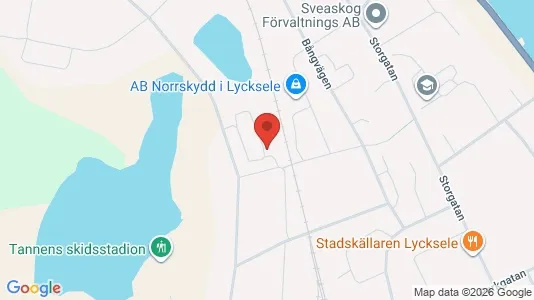 Apartments for rent i Lycksele - kort over placeringen