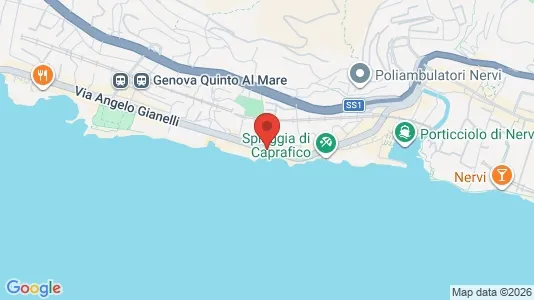 Apartments for rent i Genoa - kort over placeringen