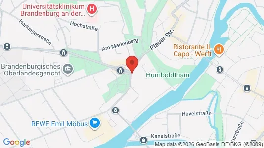 Apartments for rent i Brandenburg an der Havel - kort over placeringen