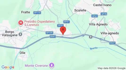Apartments for rent i Castelnuovo - kort over placeringen