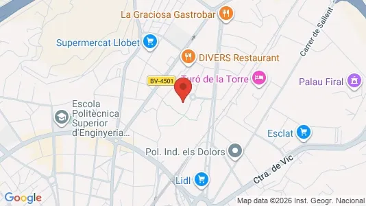 Apartments for rent i Manresa - kort over placeringen