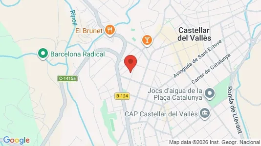 Apartments for rent i Castellar del Vallès - kort over placeringen