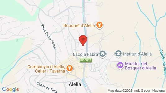 Apartments for rent i Alella - kort over placeringen
