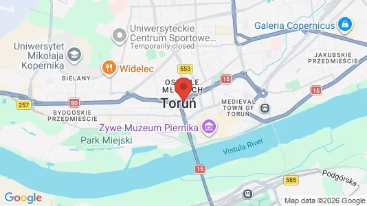 Apartments for rent in Toruń - Photo from Google Street View
