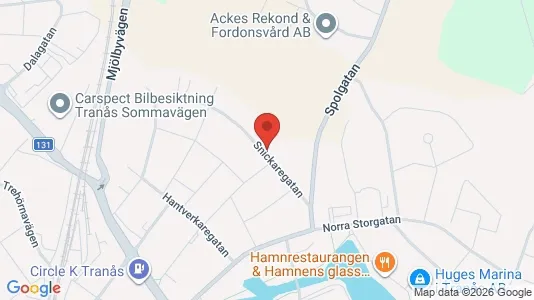 Apartments for rent i Tranås - kort over placeringen