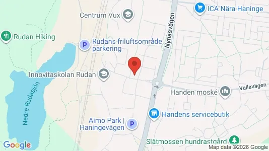 Apartments for rent i Haninge - kort over placeringen