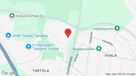 Apartments for rent i Tampere Kaakkoinen - kort over placeringen