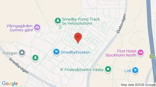 Apartments for rent i Upplands Väsby - kort over placeringen