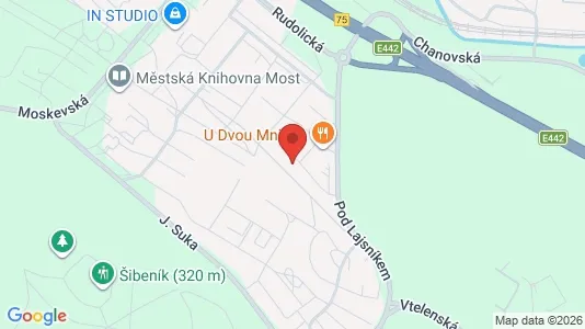 Apartments for rent i Most - kort over placeringen