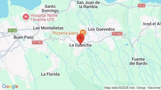 Apartments for rent i La Guancha - kort over placeringen