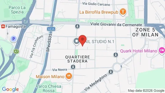 Apartments for rent i Milano Zona 5 - Vigentino, Chiaravalle, Gratosoglio - kort over placeringen