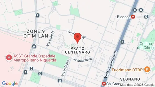 Apartments for rent i Milano Zona 9 - Porta Garibaldi, Niguarda - kort over placeringen