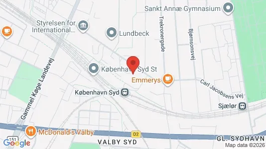 Apartments for rent i Valby - kort over placeringen
