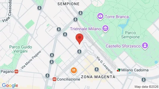 Apartments for rent i Milano Zona 1 - Centro storico - kort over placeringen