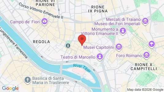 Apartments for rent i Roma Municipio I – Centro Storico - kort over placeringen