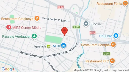 Apartments for rent i Igualada - kort over placeringen