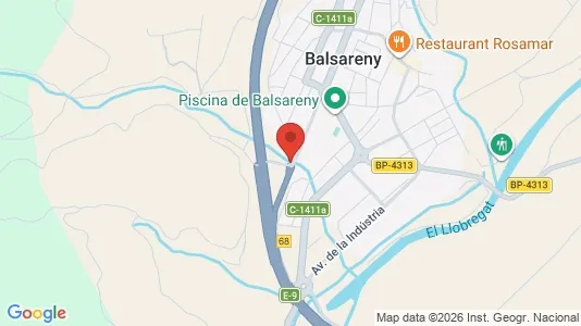 Apartments for rent i Balsareny - kort over placeringen
