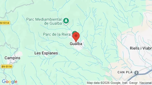 Houses for rent i Gualba - kort over placeringen