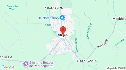 Houses for rent i Strijen - kort over placeringen
